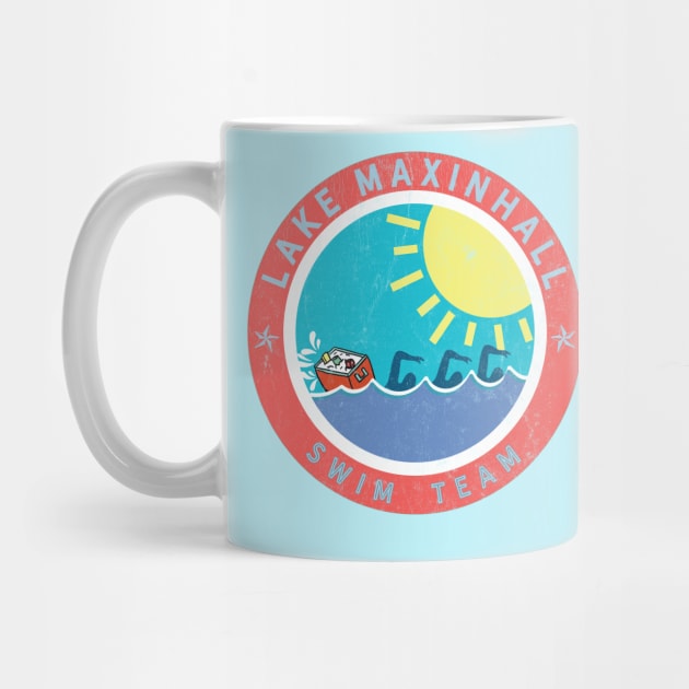 Lake Maxinhall Swim Team Patch by Camp Happy Hour